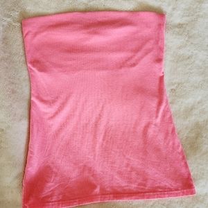 Free w/ Bundle Bright Pink Tube Top Size Large